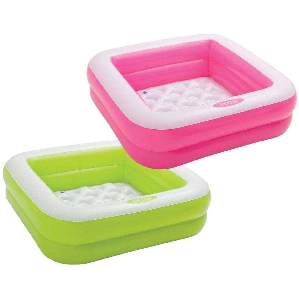 INTEX Sunset Glow Baby Pool (2ft ,3ft, 4ft, 5ft, 5.5ft, 6ft) | With Air Pump, 10pcs Balls & 2 Repair Patch | Bath Tub For Kids - Swimming Pool For Kids - Inflatable Kids Bath Tub For Children - Swimming Pool for Family - Baby Tub - Kids Bath - Image 3